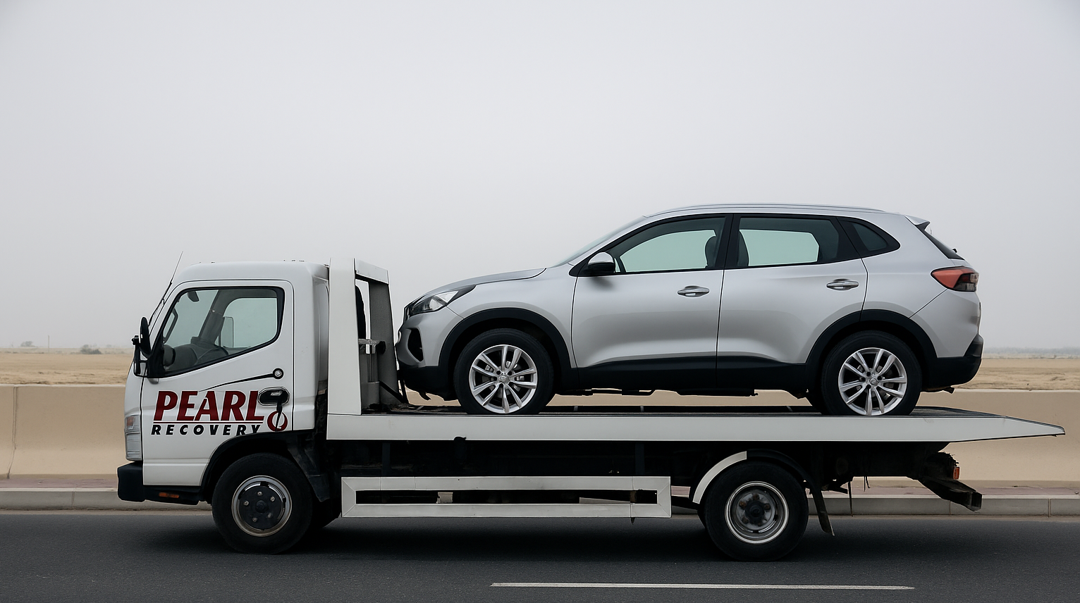 Vehicle recovery truck in Qatar - Pearl Recovery